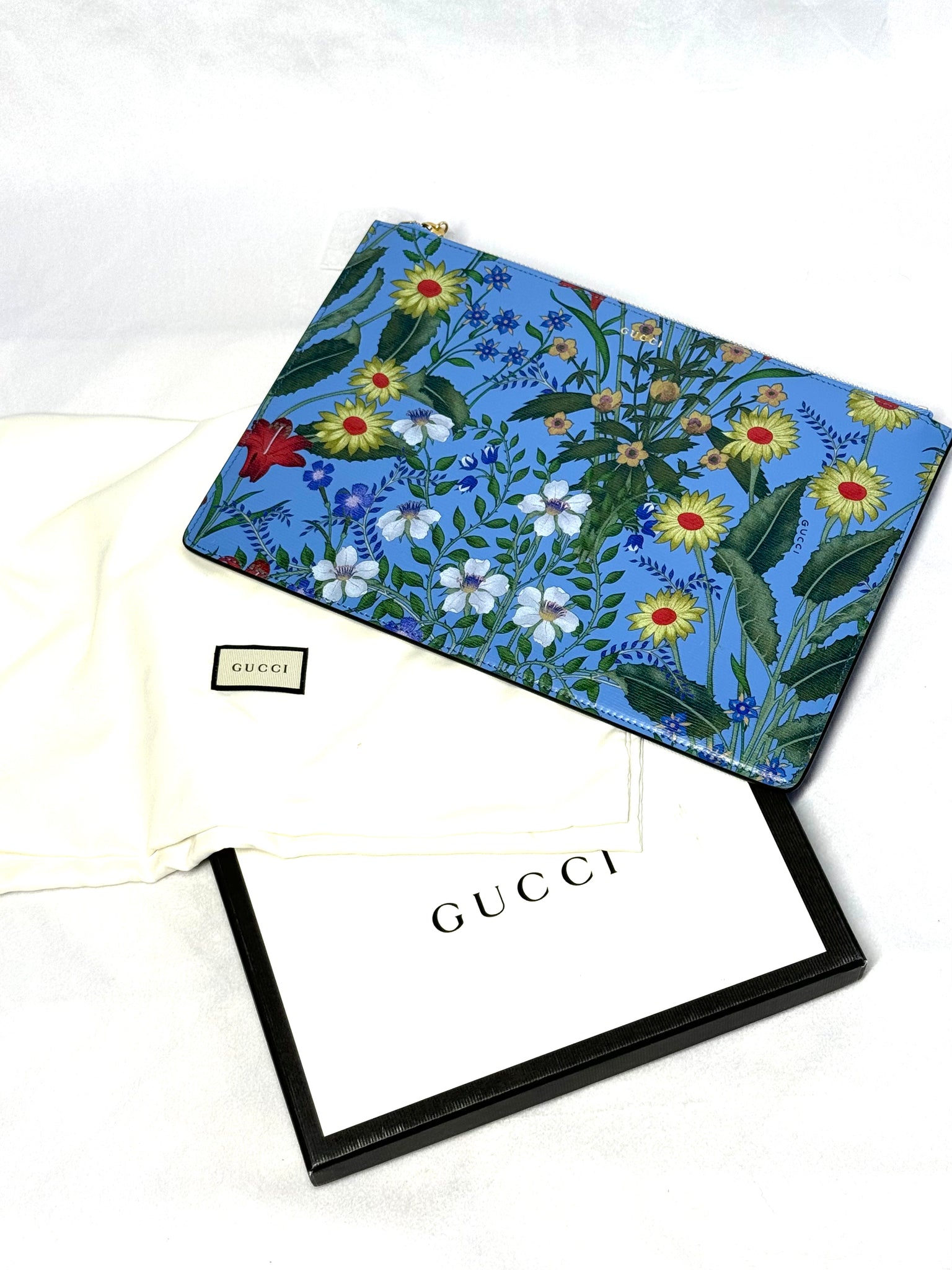 Gucci Clutch Azure Shanghai Floral *NEW*