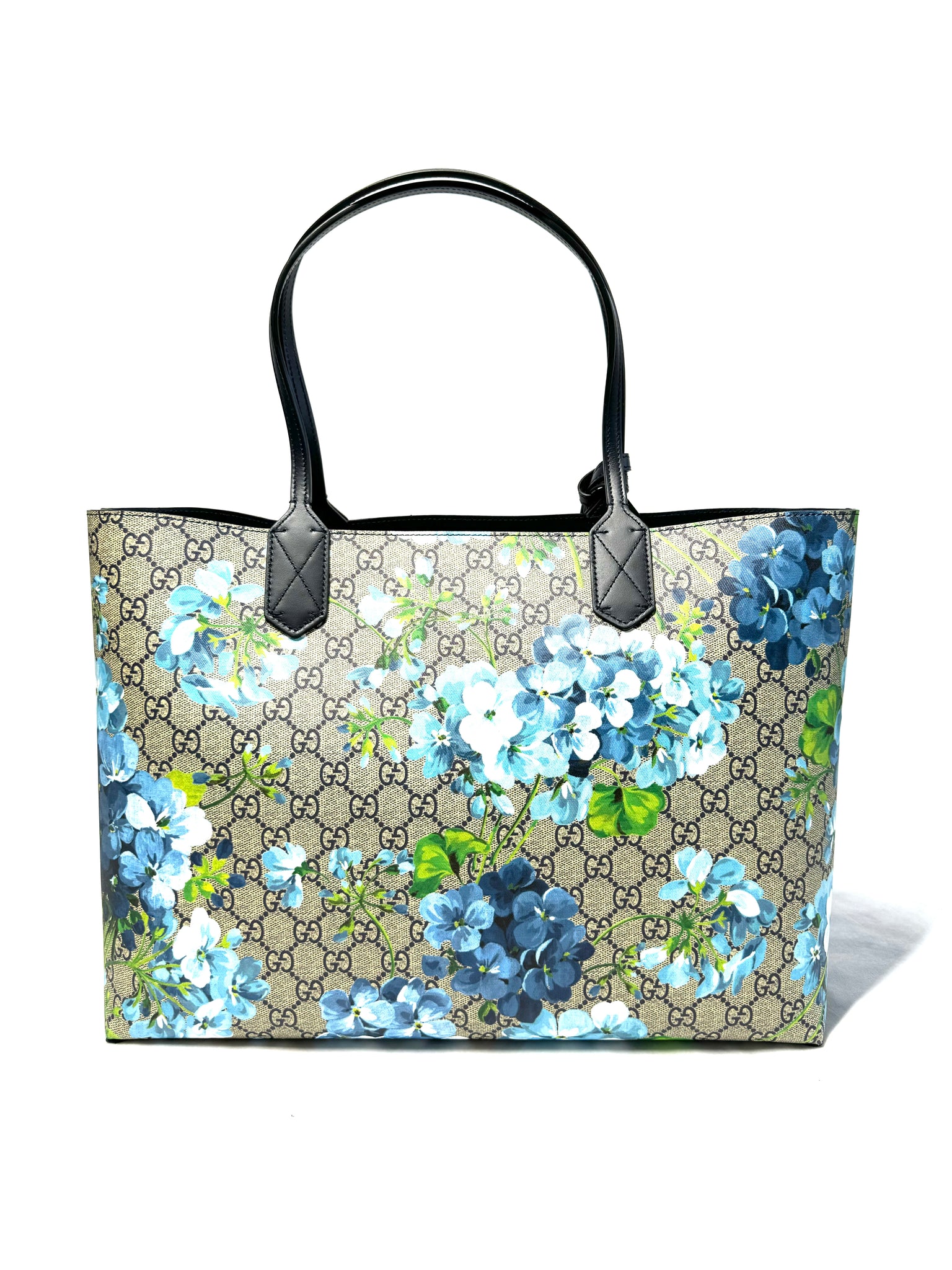Gucci Blooms Reversible Leather Tote *New*