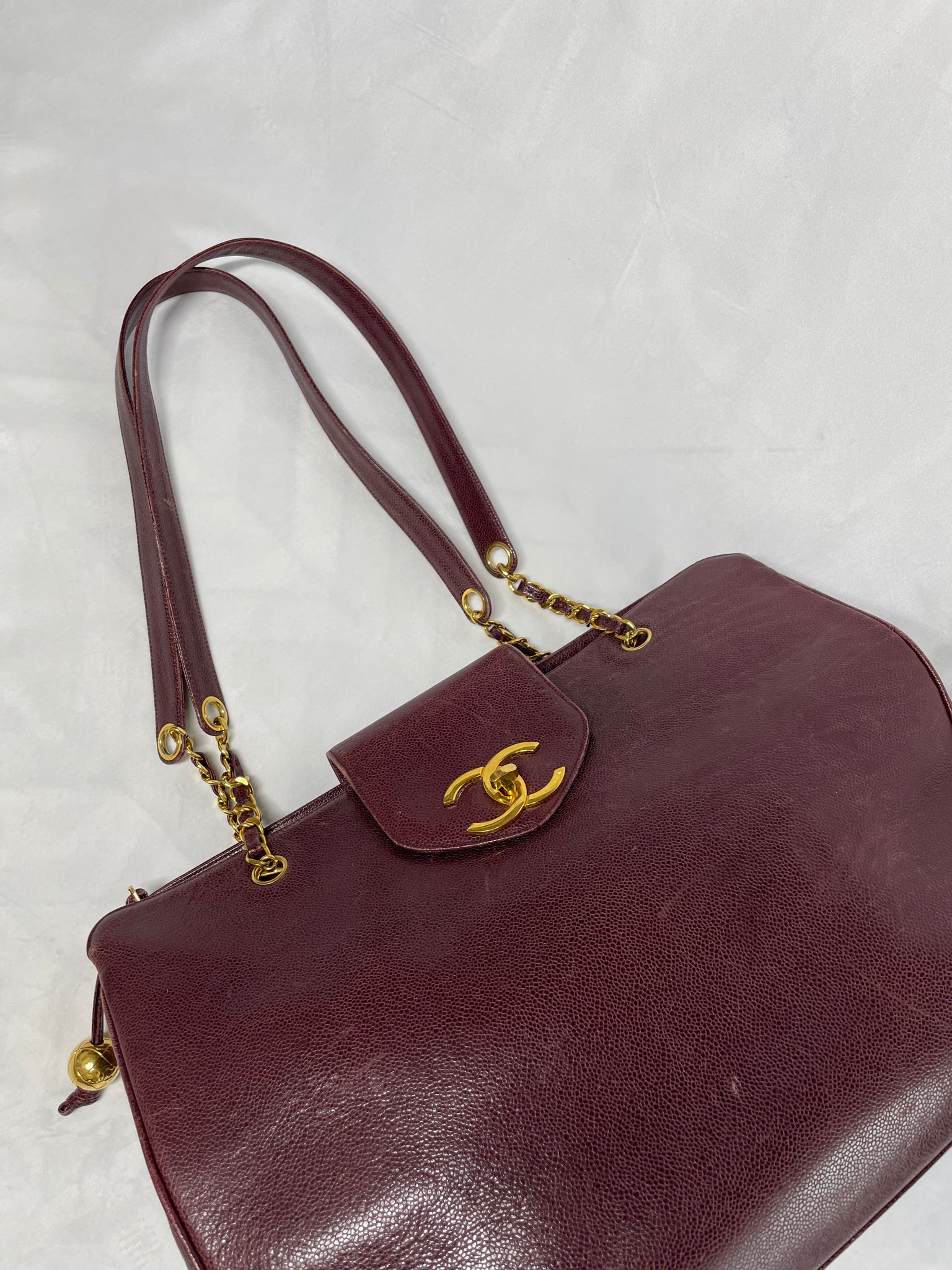 Pre Loved Chanel Vintage Supermodel Tote XL Bag from UniKoncept in Waterloo