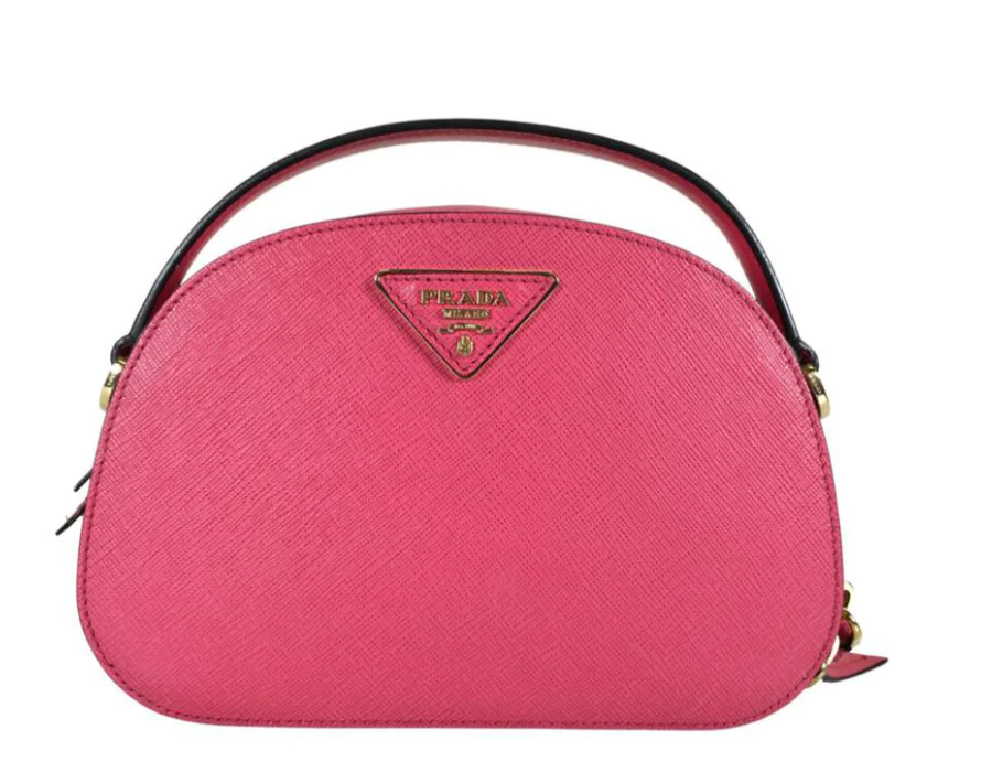 Prada Odette Saffiano Mini Bag - Pink