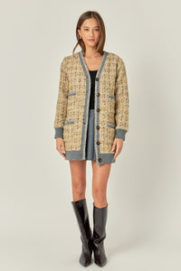 The Kensington Bouclé Coatigan