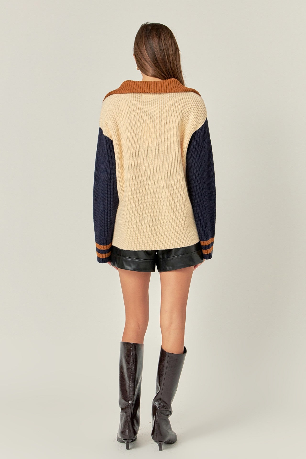 Pre-Order: Ellen Colour Block Knit