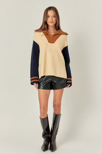 Pre-Order: Ellen Colour Block Knit