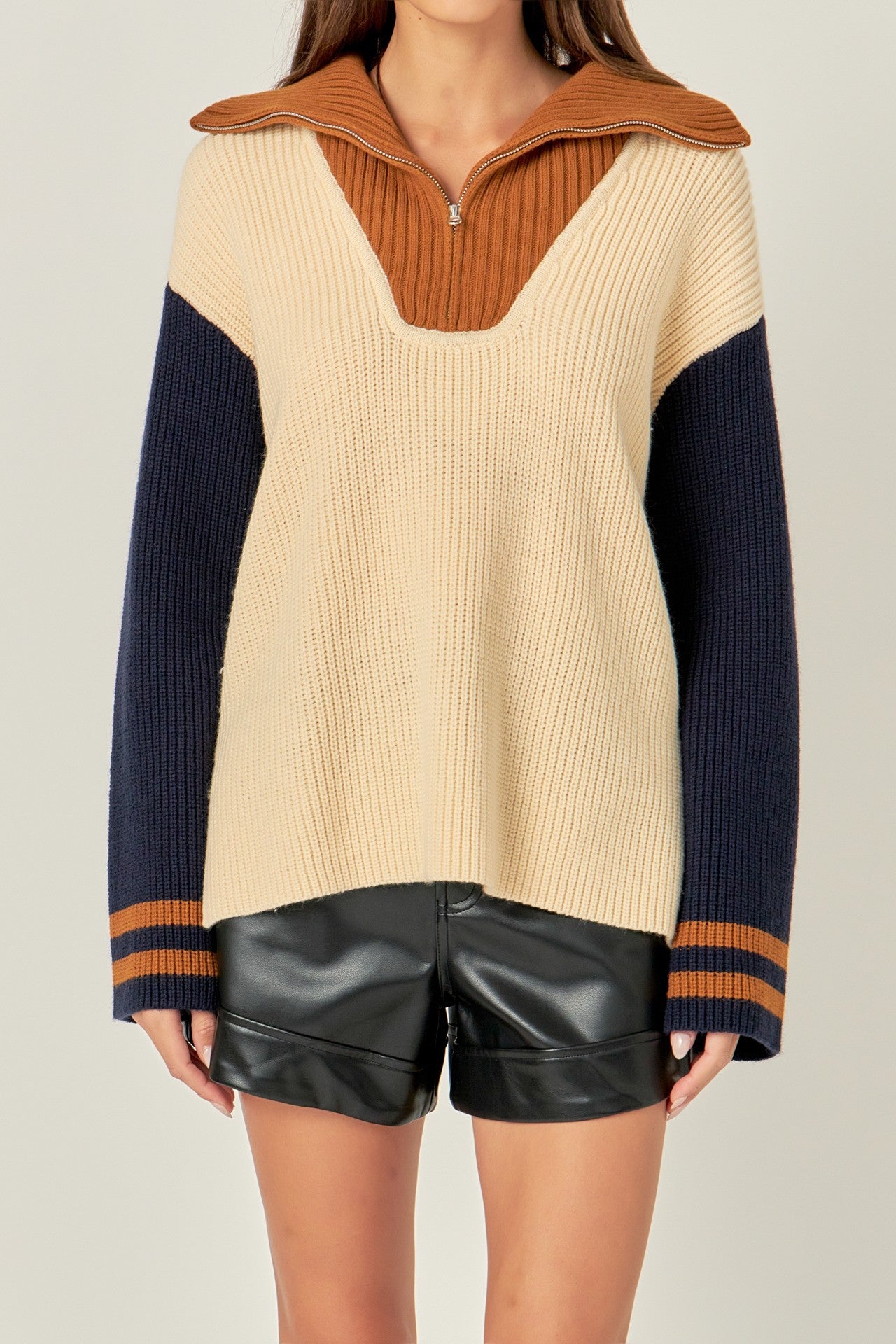 Pre-Order: Ellen Colour Block Knit