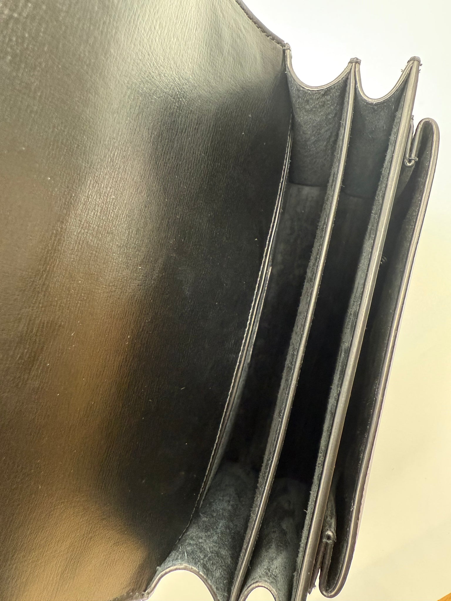 YSL Sunset Medium Black-on-Black