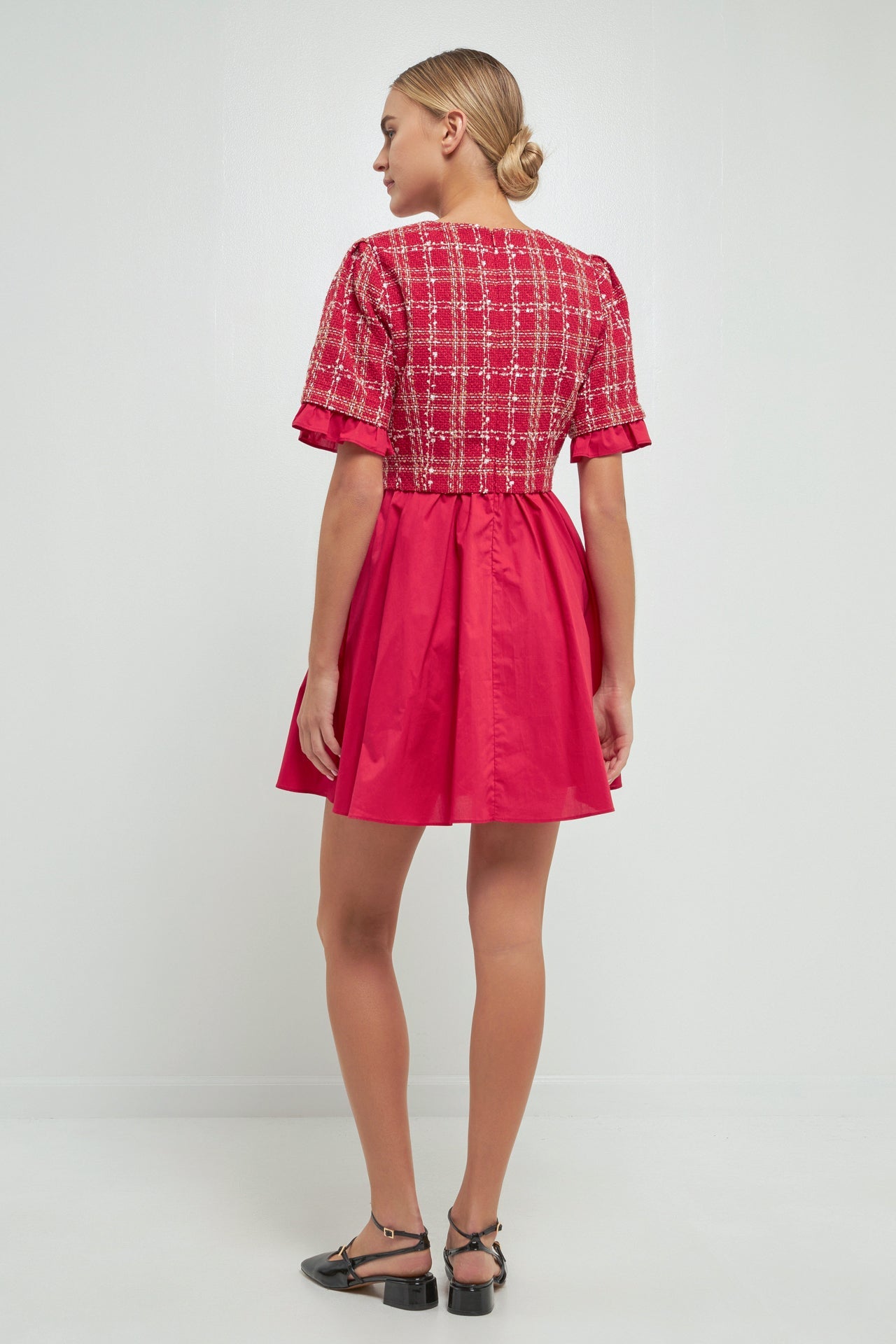 Johansen Tweed Poplin Dress