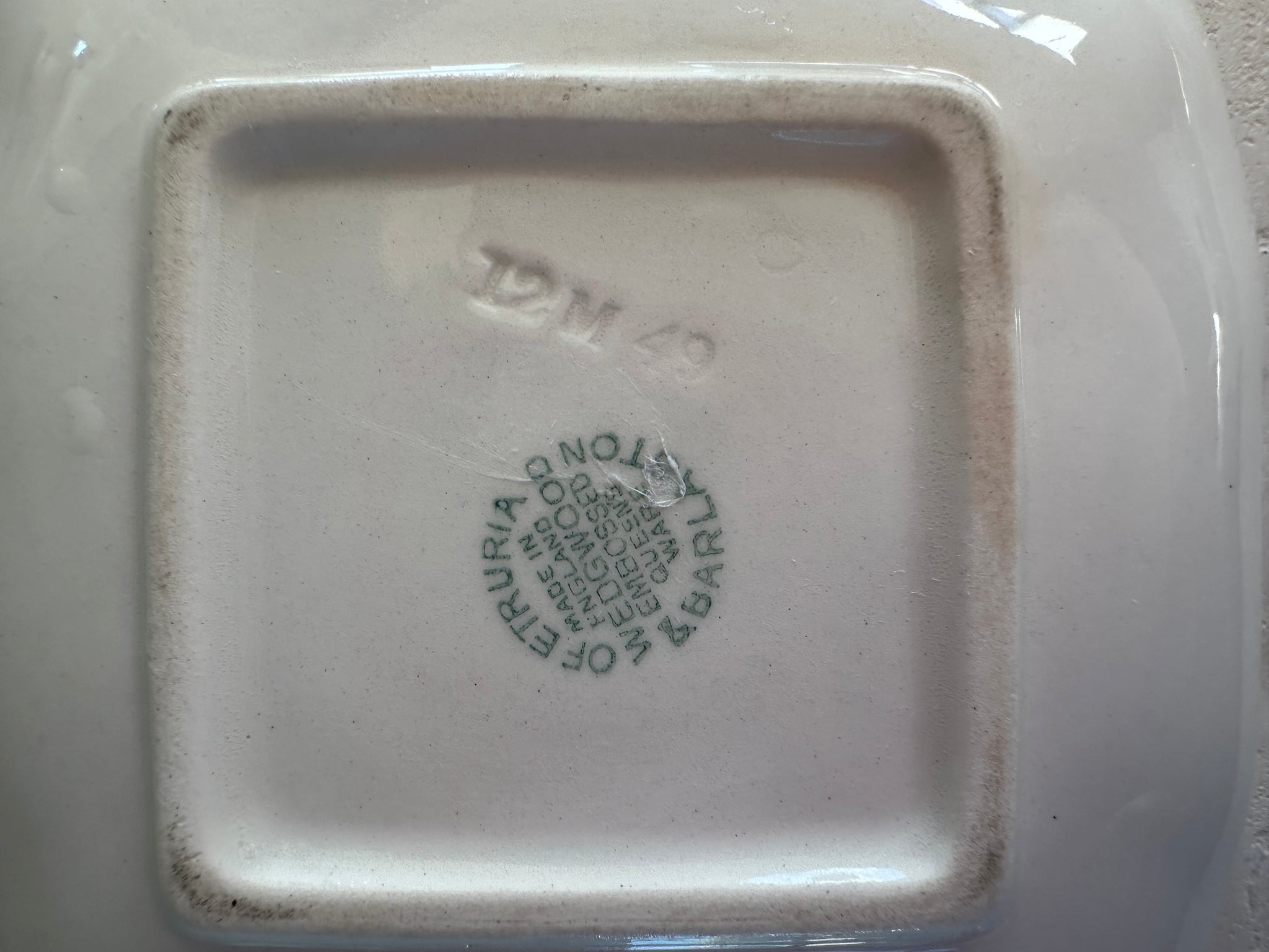 Vintage Wedgwood Trinket Tray - "Court the Lady"