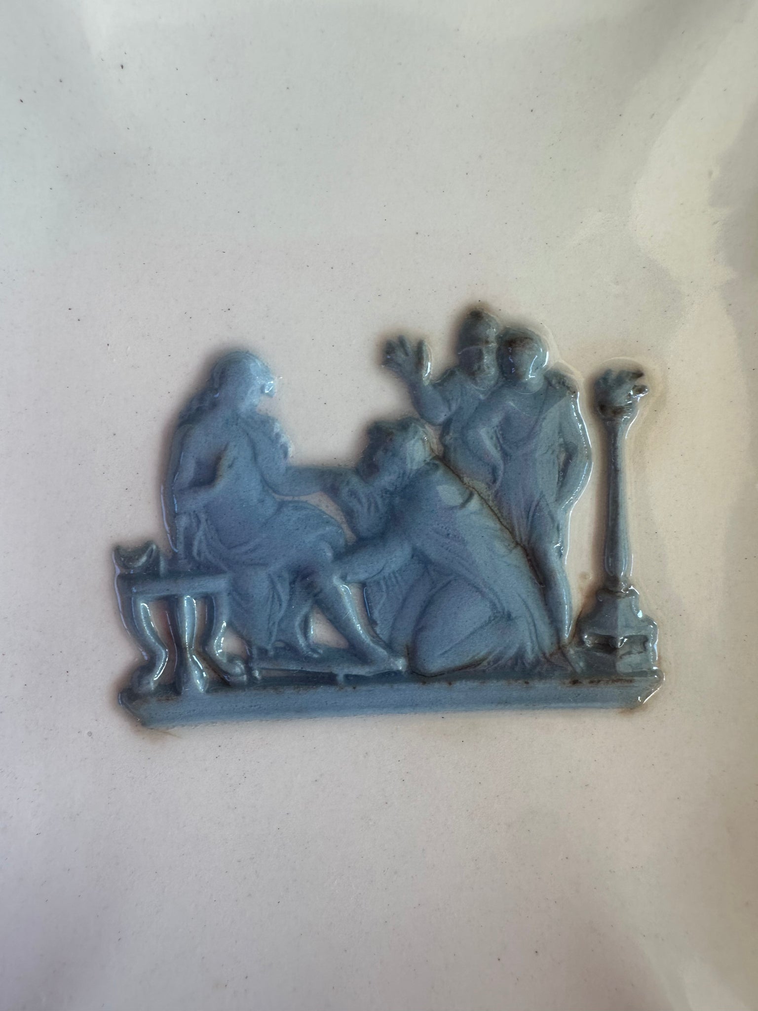 Vintage Wedgwood Trinket Tray - "Court the Lady"