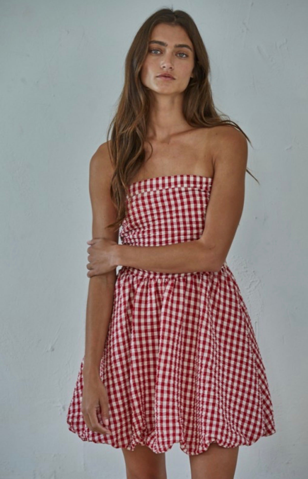 Orchard Gingham Bubble Dress