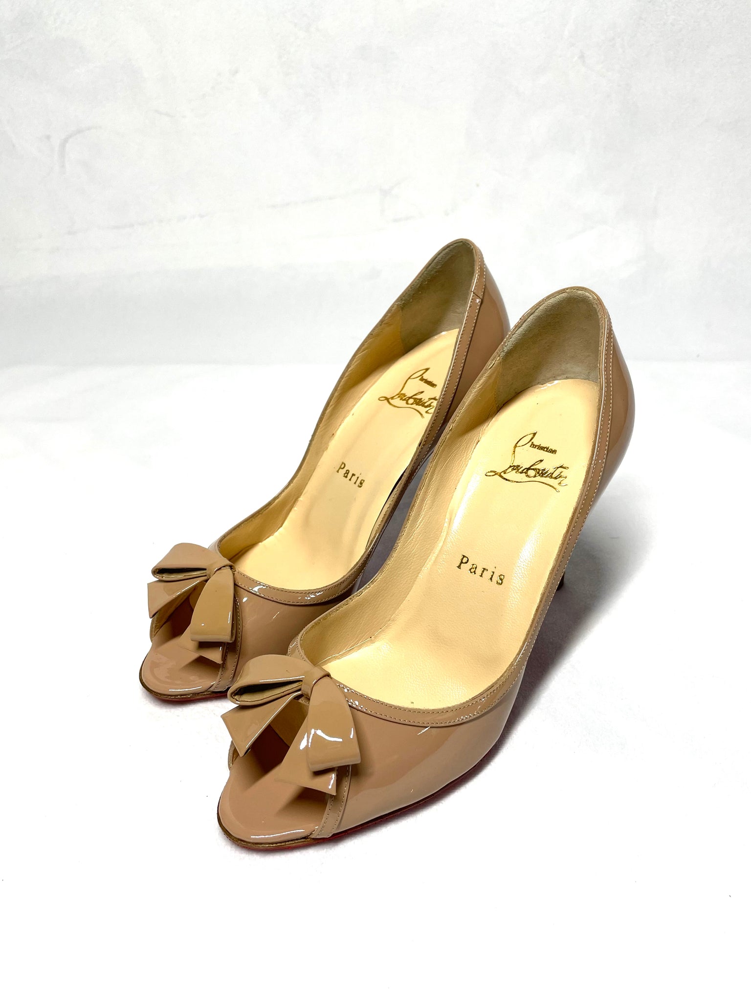 Pre Loved Christian Louboutin Milady Patent 36 Heels available at UniKoncept in Waterloo