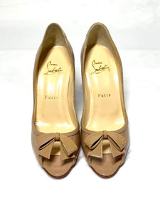 Pre Loved Christian Louboutin Milady Patent 36 Heels available at UniKoncept in Waterloo