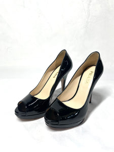 Prada patent 2025 leather heels
