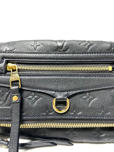 Pre Loved Louis Vuitton Monogram Empreinte Petillante Clutch in Black available at UniKoncept in Waterloo