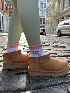 Molly Grace "Love Pilates so Macha" socks