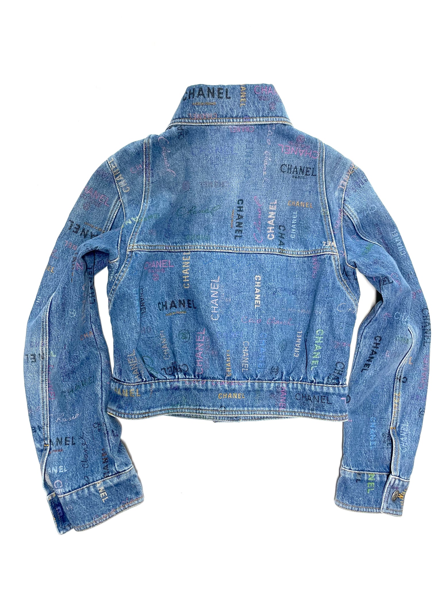 Vintage chanel 2025 denim jacket