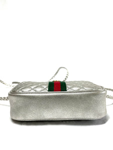 Gucci Metallic Silver Bag