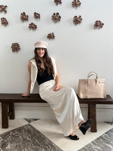The Isabel Glossy Skirt