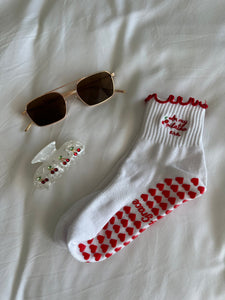 Molly Grace "In my Pilates Era" socks