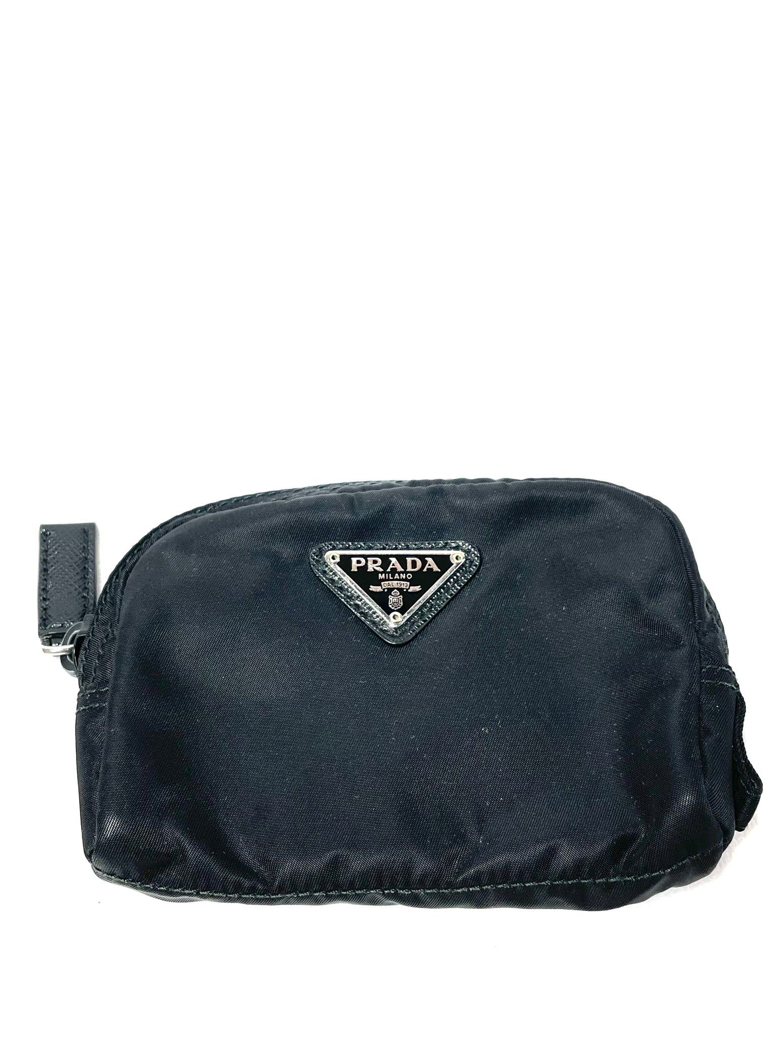 Prada nylon 2025 coin purse