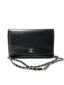 Chanel Camellia Embossed WOC
