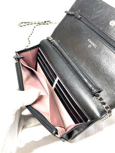 Chanel Camellia Embossed WOC