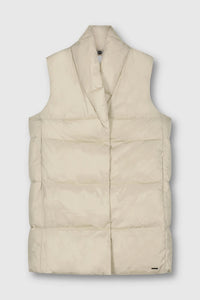 Photo of Josca Waistcoat in stone on a white backdrop from Rino and Pelle available at UniKoncept in Waterloo front view