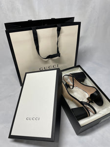 Pre Loved Gucci Marmont Sandals Black Size 8.5 from UniKoncept in Waterloo