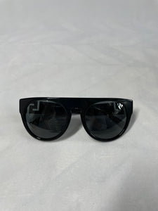 Pre Loved Versace Black Round Greca Sunglasses from UniKoncept in Waterloo