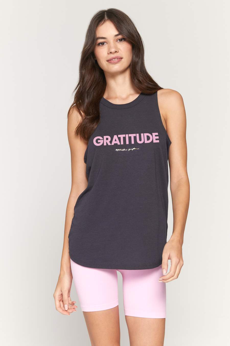 UNIKONCEPT Lifestyle Boutique and Lounge; Spiritual Gangster Grateful Movement Tank pictured on a model