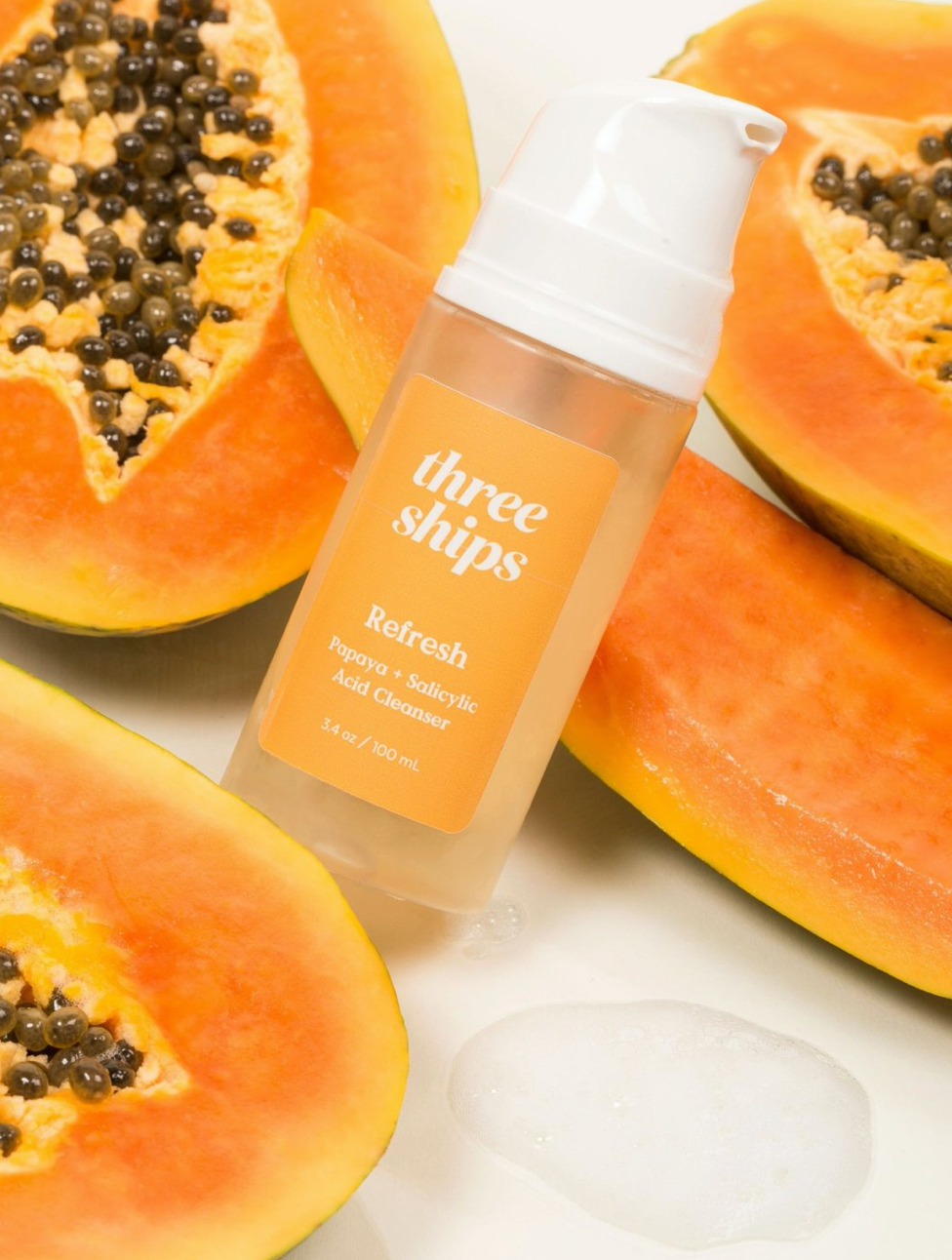 UNIKONCEPT Lifestyle Boutique and Lounge; Three Ships Refresh Papaya and Salicylic Acid Cleanser featured with papayas