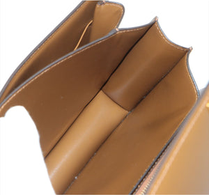 Celine Classic Box Leather Shoulder Bag Brown