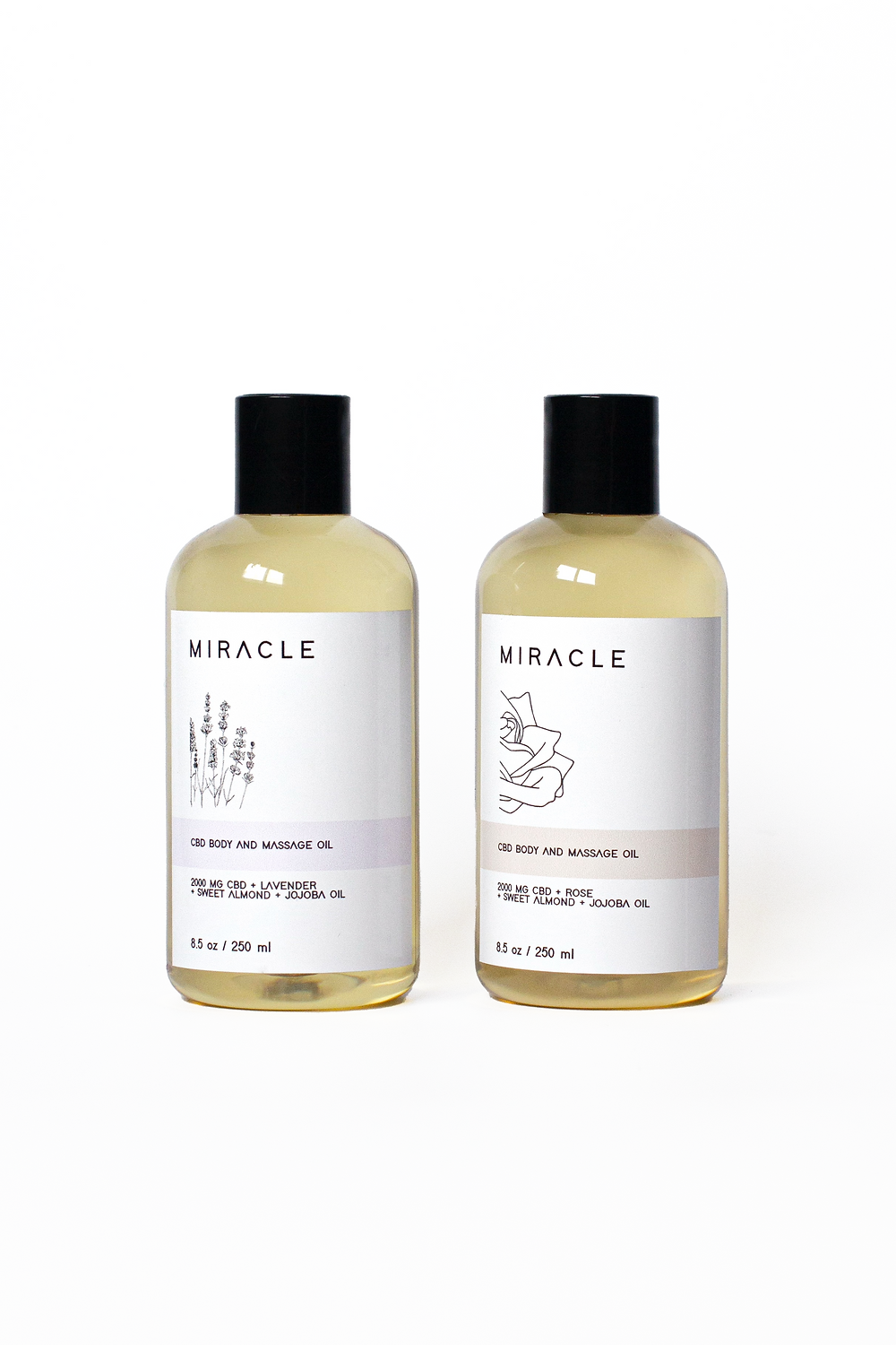 Miracle Skin - Rose CBD Massage Oil