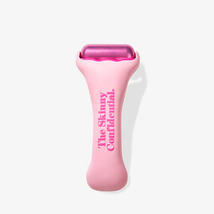 Hot Mess Roller for lymphatic drainage from The Skinny Confidential in pink
