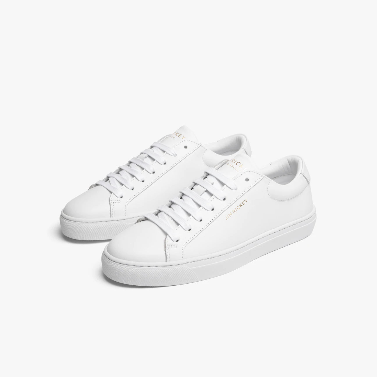Spin leather sneakers (wht)