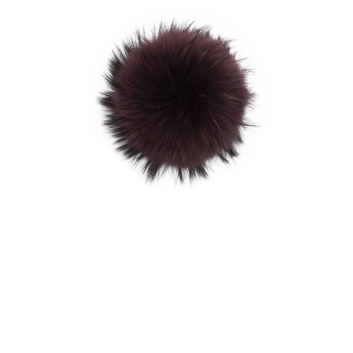 UNIKONCEPT Lifestyle Boutique and Lounge; Lindo F X-Large Pompom in Merlot