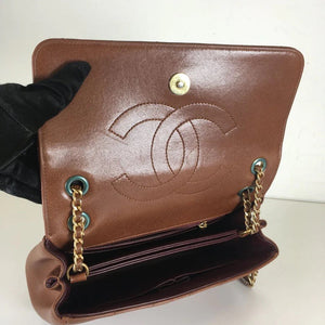 Chanel Diagonal Quilted Flap Monochromatic Hazelnut Bag from UniKoncept in Waterloo